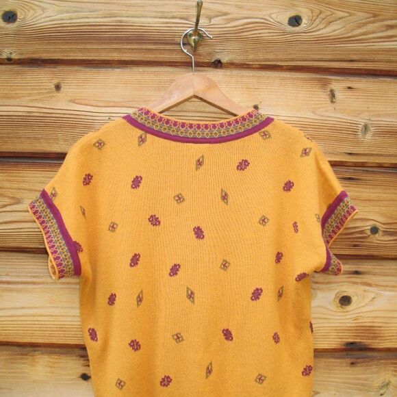 NWT Vintage 80's Knit Top Sweater - Picture 7 of 8